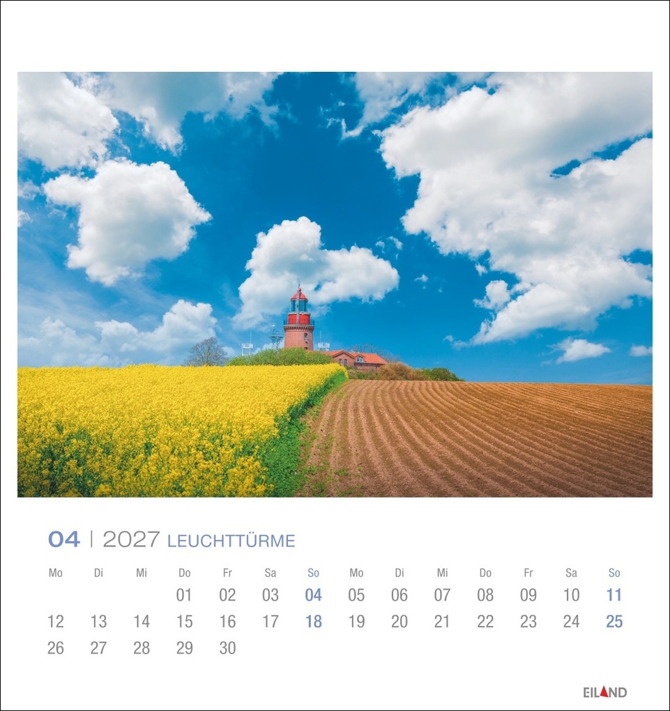 Weitere Ansicht: Leuchttürme Postkartenkalender 2027 - Leuchten des Nordens