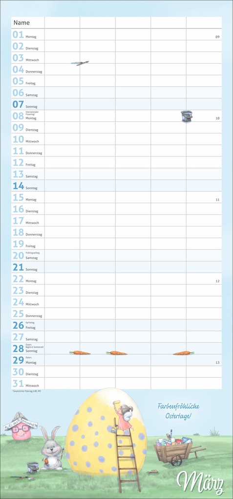 Weitere Ansicht: times&more Zauberwesen Familienplaner 2027