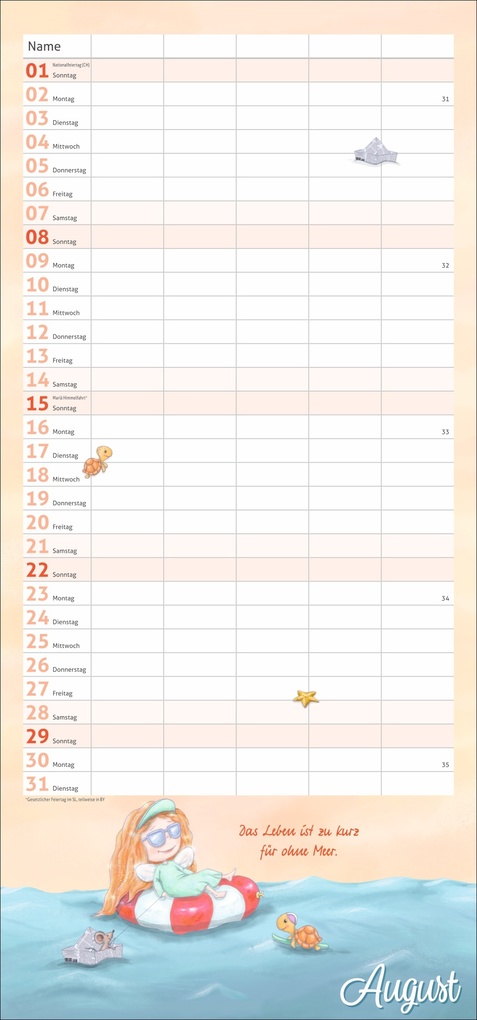 Weitere Ansicht: times&more Zauberwesen Familienplaner 2027