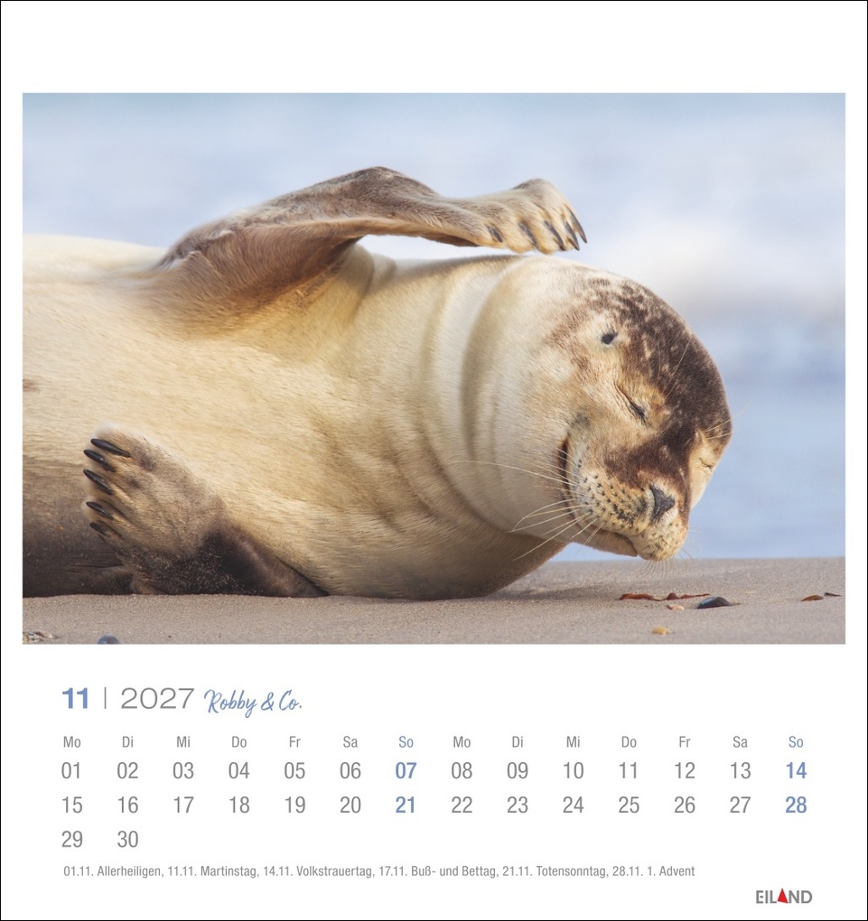 Weitere Ansicht: Robby & Co. Postkartenkalender 2027
