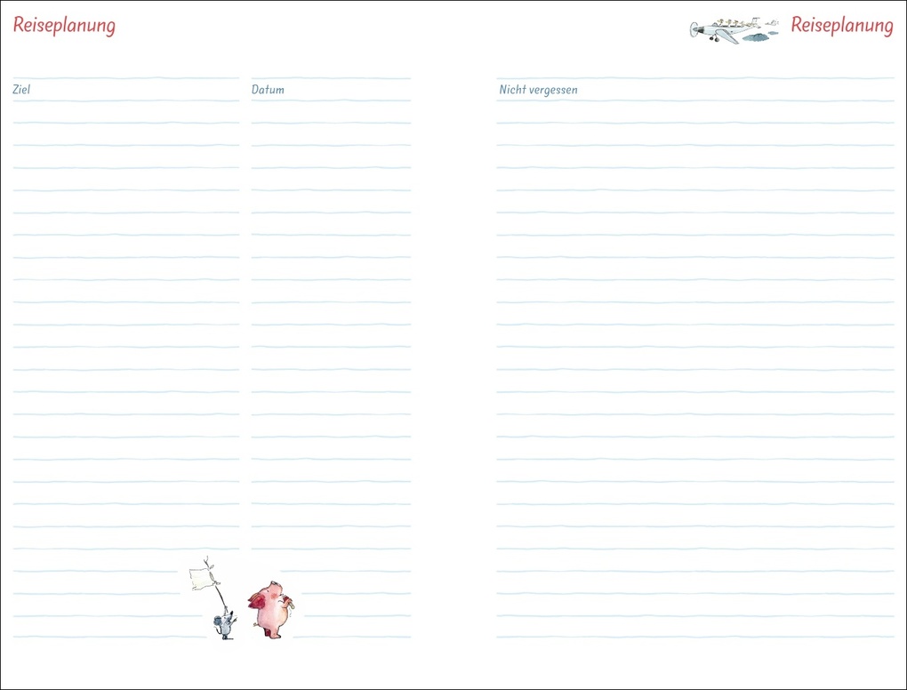 Weitere Ansicht: Helme Heine: Familienplaner-Buch A5 2027 | Helme Heine