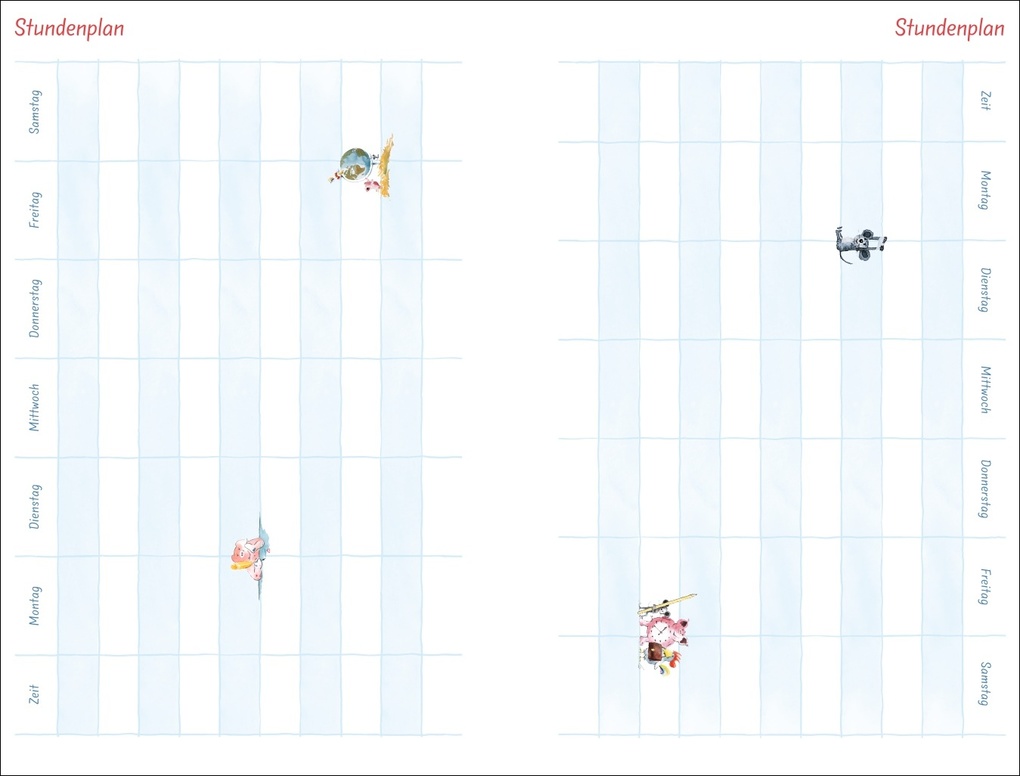 Weitere Ansicht: Helme Heine: Familienplaner-Buch A5 2027 | Helme Heine