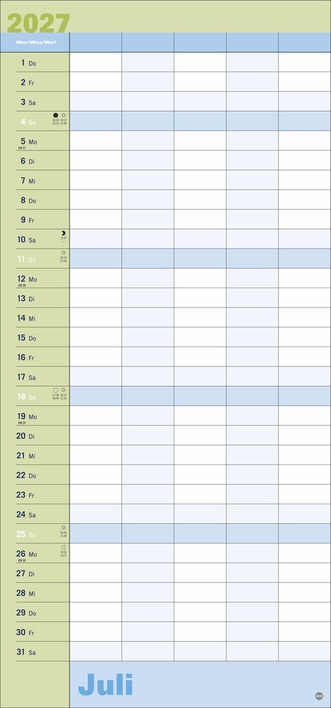 Weitere Ansicht: Allroundplaner 2027