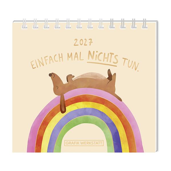 Produktbild: Mini-Kalender 2027 Einfach mal nichts tun.