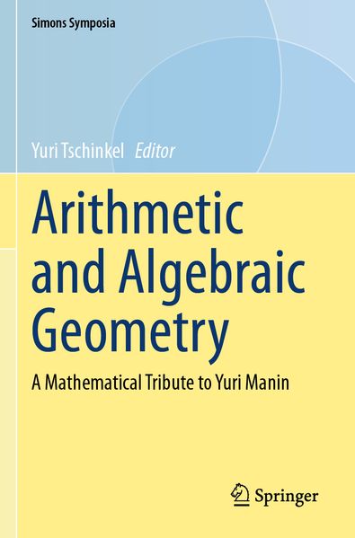 Produktbild: Arithmetic and Algebraic Geometry