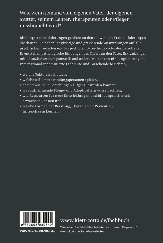Weitere Ansicht: Bindungstraumatisierungen