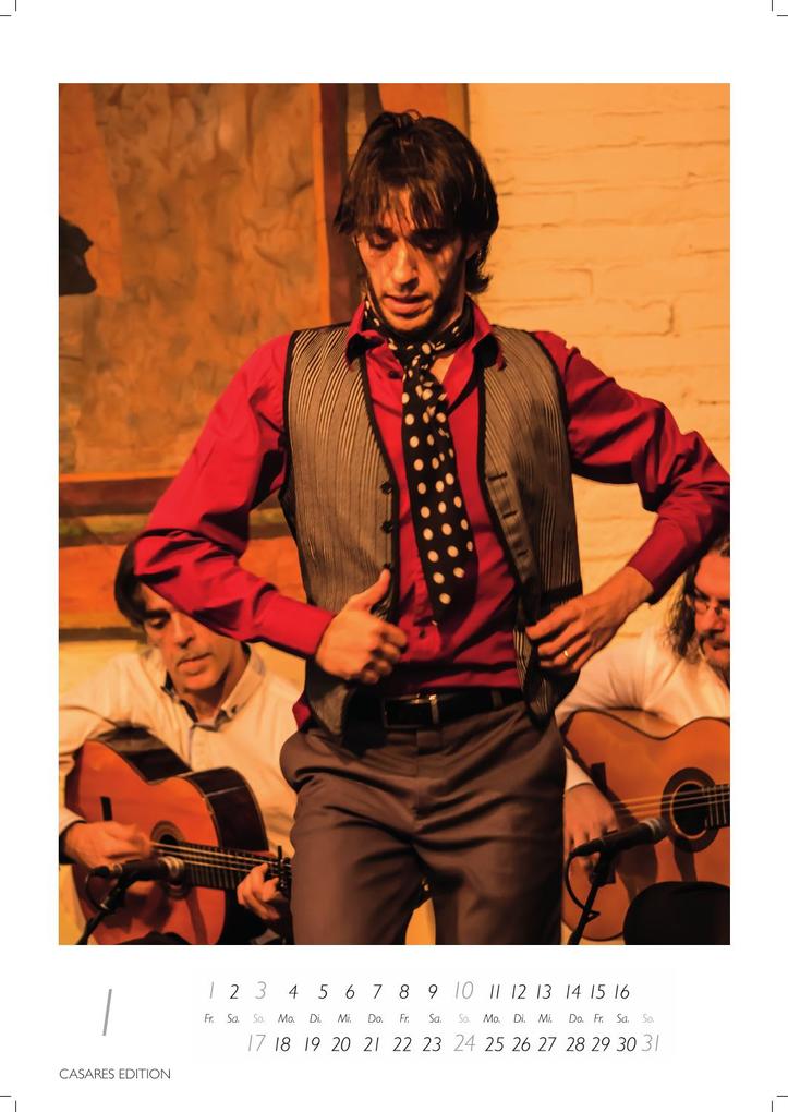 Weitere Ansicht: Flamenco color Kalender 2027 - Wandkalender | Fotokalender |Tanzkalender| Spanien 50x35cm - mit eindrucksvollen Flamenco Fotos, Tanz & Musik - Für Fans spanischer Kultur & Andalusien | H. W. Schawe