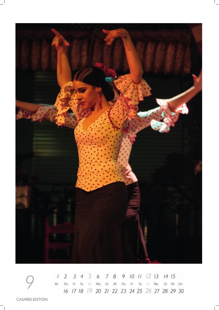Weitere Ansicht: Flamenco color Kalender 2027 - Wandkalender | Fotokalender |Tanzkalender| Spanien 50x35cm - mit eindrucksvollen Flamenco Fotos, Tanz & Musik - Für Fans spanischer Kultur & Andalusien | H. W. Schawe