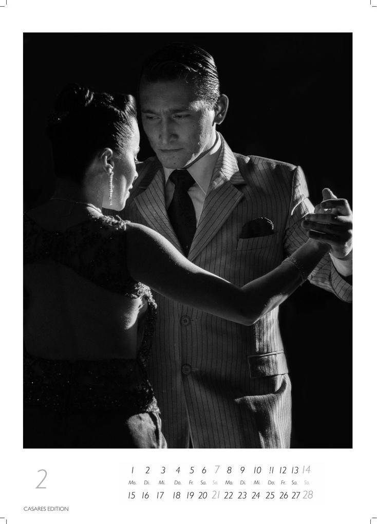 Weitere Ansicht: Tango schwarz-weiss Kalender 2027 - Wandkalender | Fotokalender |Tanzkalender Südamerika 42x59cm - Erleben Sie den Zauber des Tangos - Eleganz, Leidenschaft in einem hochwertigen Kalender. | H. W. Schawe