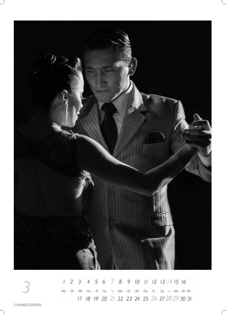 Weitere Ansicht: Tango schwarz-weiss Kalender 2027 - Wandkalender | Fotokalender |Tanzkalender Südamerika 42x59cm - Erleben Sie den Zauber des Tangos - Eleganz, Leidenschaft in einem hochwertigen Kalender. | H. W. Schawe