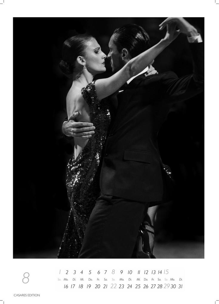 Weitere Ansicht: Tango schwarz-weiss Kalender 2027 - Wandkalender | Fotokalender |Tanzkalender Südamerika 42x59cm - Erleben Sie den Zauber des Tangos - Eleganz, Leidenschaft in einem hochwertigen Kalender. | H. W. Schawe