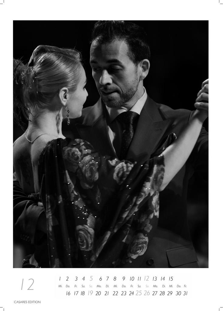 Weitere Ansicht: Tango schwarz-weiss Kalender 2027 - Wandkalender | Fotokalender |Tanzkalender Südamerika 42x59cm - Erleben Sie den Zauber des Tangos - Eleganz, Leidenschaft in einem hochwertigen Kalender. | H. W. Schawe