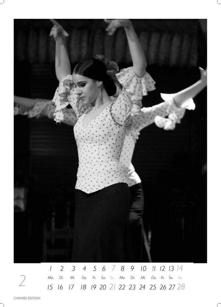 Weitere Ansicht: Flamenco schwarz-weiss Kalender 2027 - Wandkalender | Fotokalender | Tanzkalender| Spanien 42x59cm - . mit eindrucksvollen Flamenco-Fotos, Tanz & Musik - Für Fans spanischer Kultur & Andalusien. | H. W. Schawe