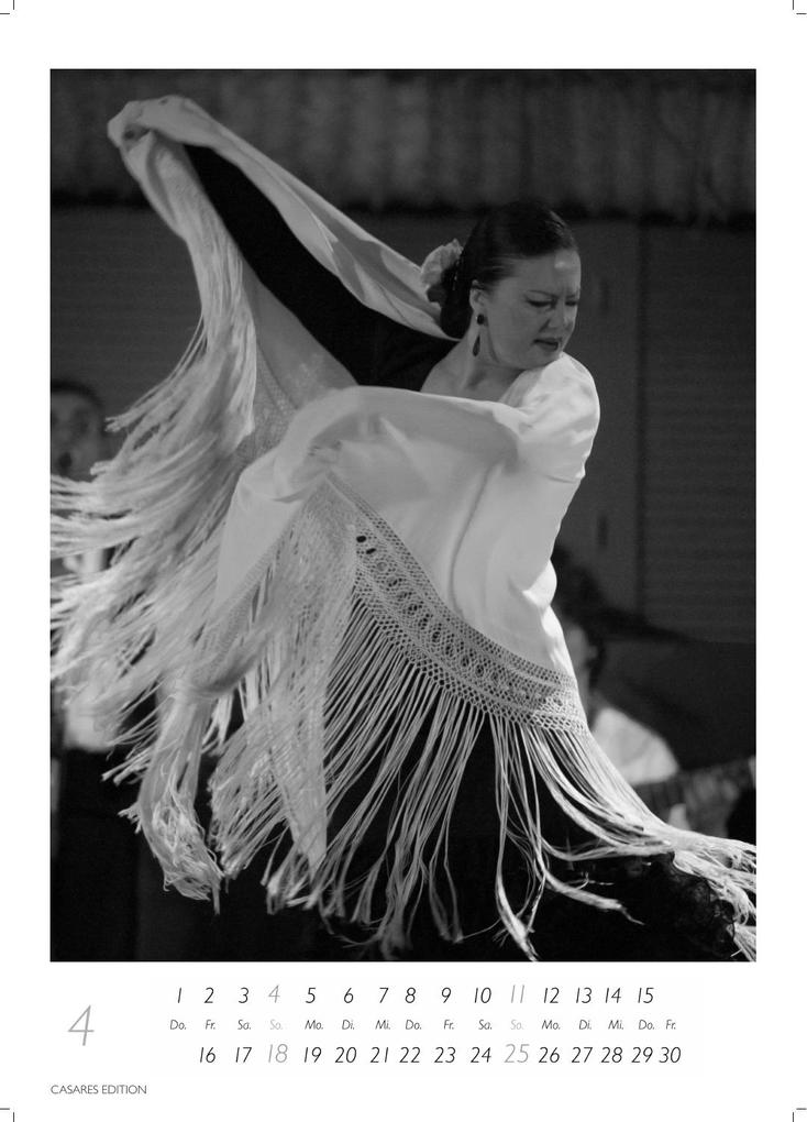Weitere Ansicht: Flamenco schwarz-weiss Kalender 2027 - Wandkalender | Fotokalender | Tanzkalender| Spanien 42x59cm - . mit eindrucksvollen Flamenco-Fotos, Tanz & Musik - Für Fans spanischer Kultur & Andalusien. | H. W. Schawe