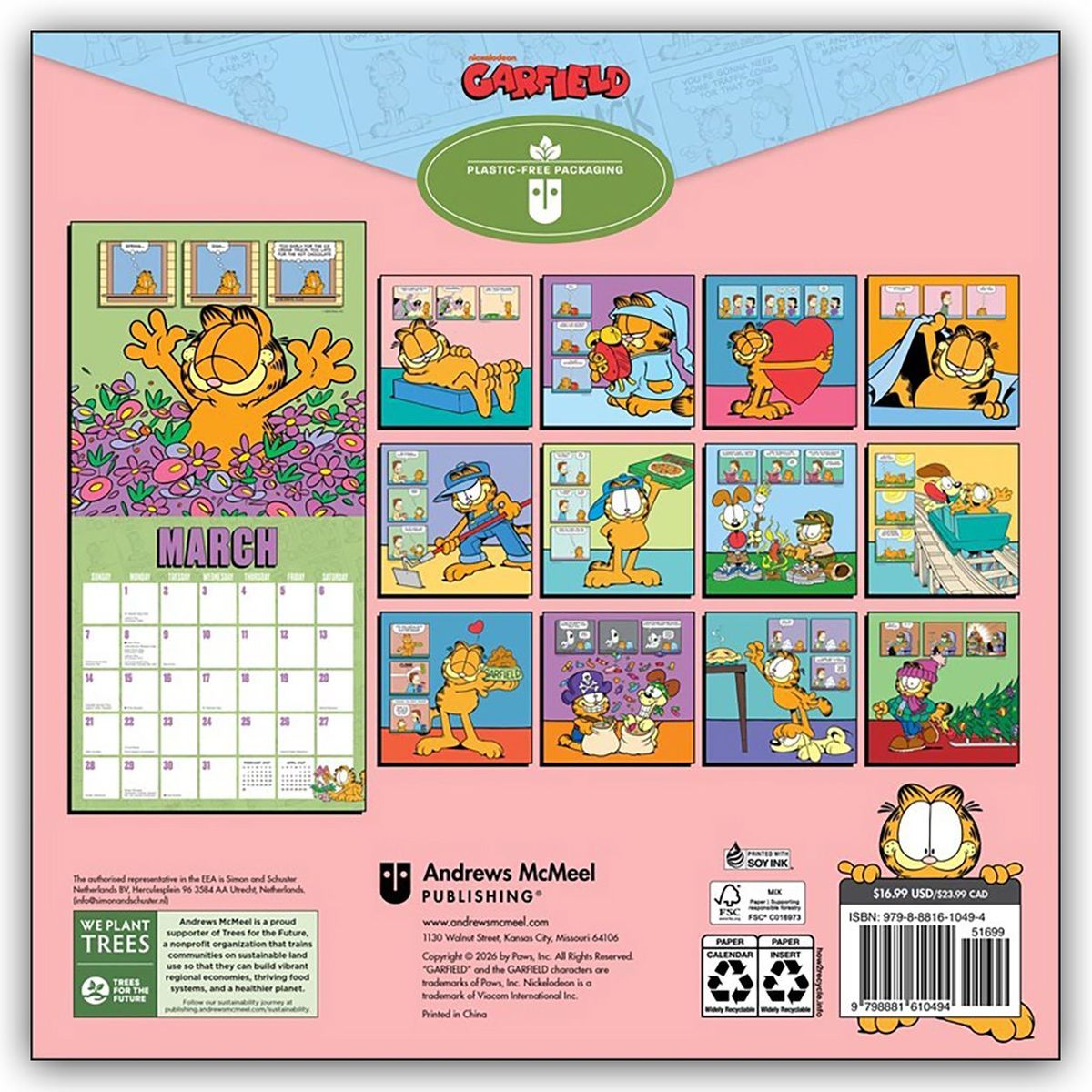 Weitere Ansicht: Garfield 2027 - Wandkalender | McMeel Andrews, Andrews McMeel Publisher