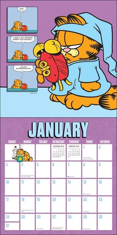 Weitere Ansicht: Garfield 2027 - Wandkalender | McMeel Andrews, Andrews McMeel Publisher
