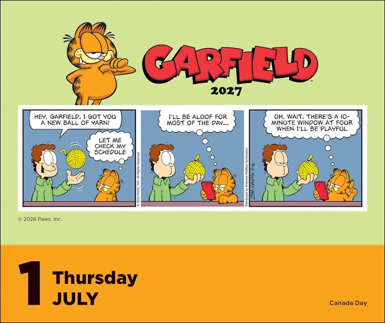 Weitere Ansicht: Garfield 2027 | McMeel Andrews, Andrews McMeel Publisher