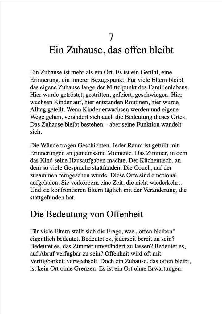 Weitere Ansicht: LEBEN MIT ERWACHSENEN KINDERN | Ulrike Brandt