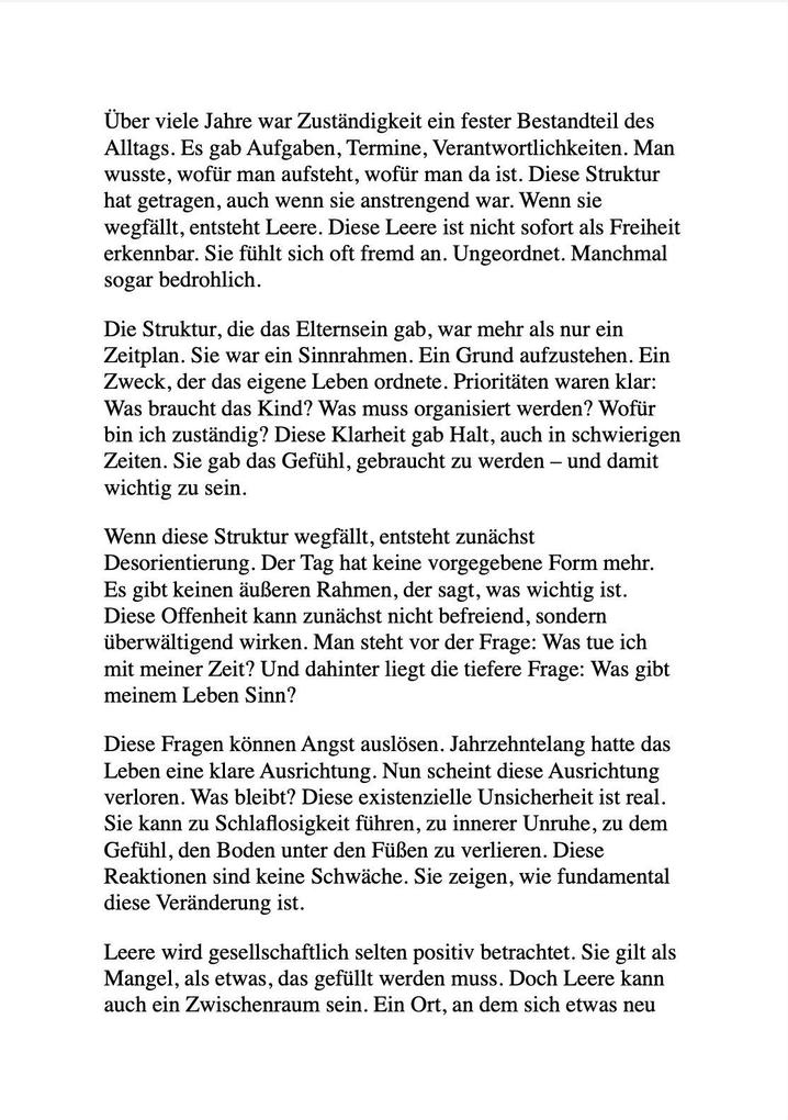 Weitere Ansicht: LEBEN MIT ERWACHSENEN KINDERN | Ulrike Brandt