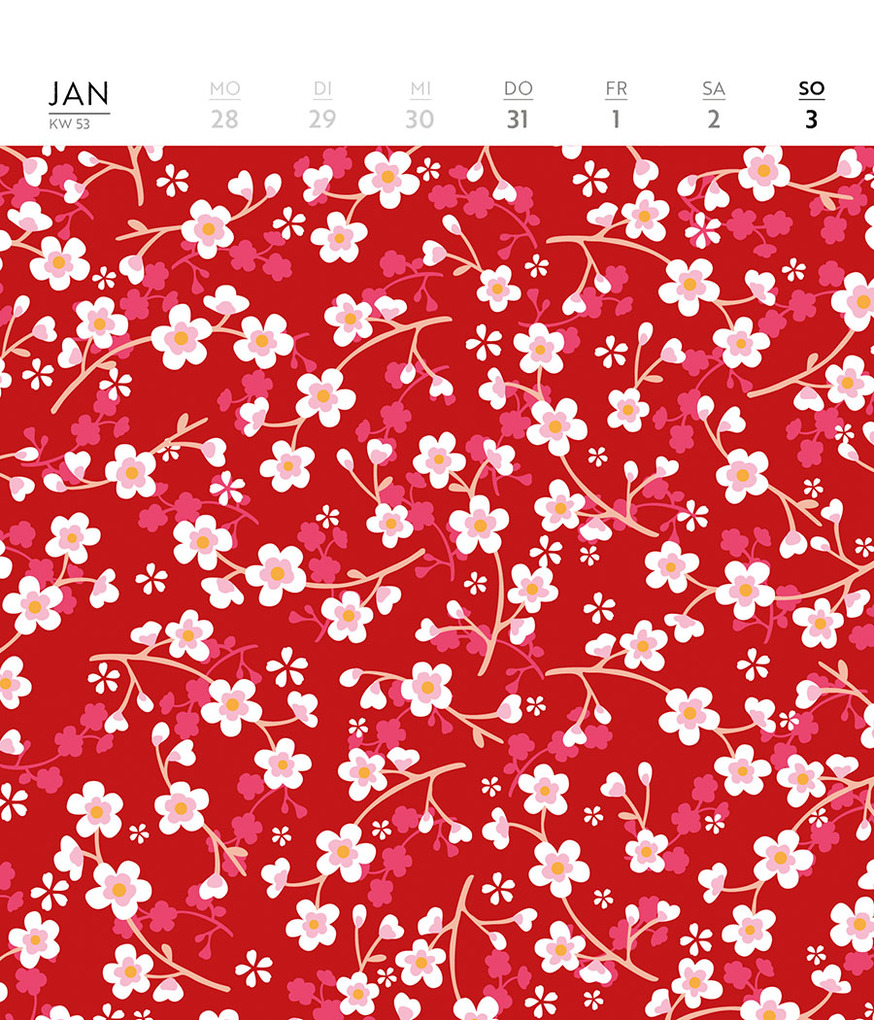 Weitere Ansicht: Origami-Wochenkalender 2027