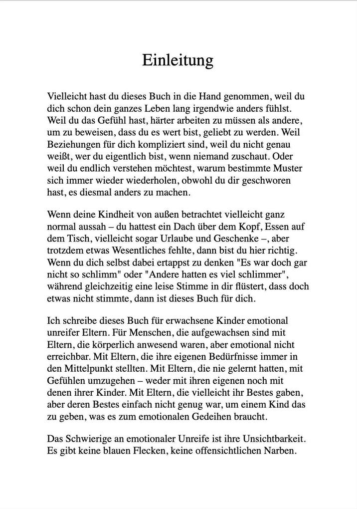 Weitere Ansicht: HEILUNG FÜR ERWACHSENE KINDER EMOTIONAL UNREIFER ELTERN | Sabine Vogt