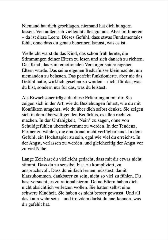 Weitere Ansicht: HEILUNG FÜR ERWACHSENE KINDER EMOTIONAL UNREIFER ELTERN | Sabine Vogt