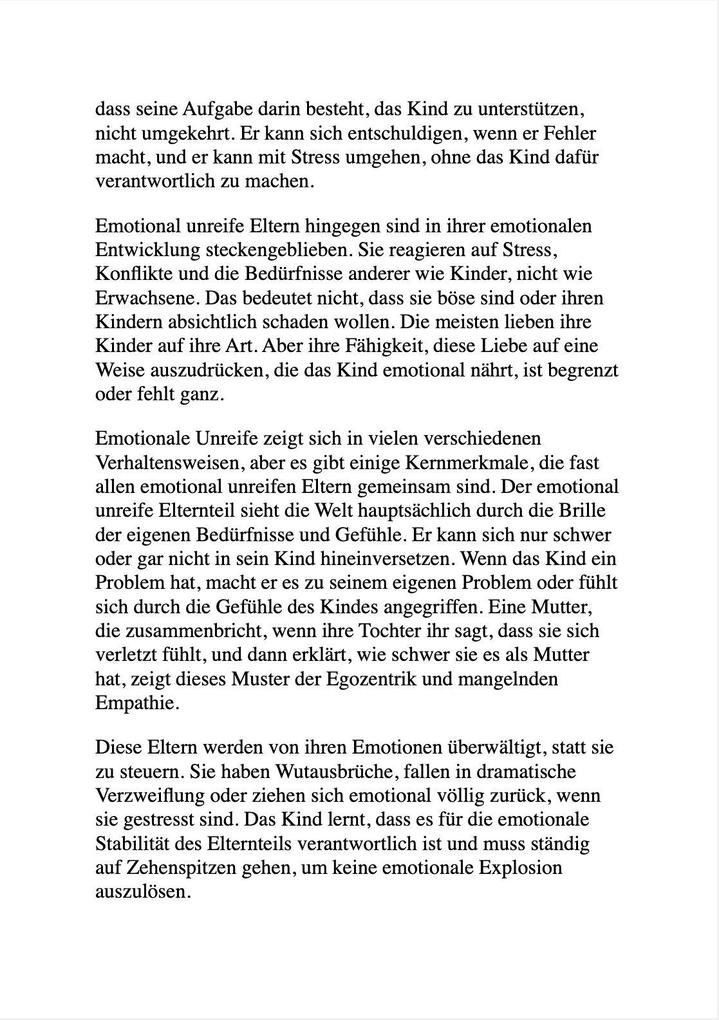 Weitere Ansicht: HEILUNG FÜR ERWACHSENE KINDER EMOTIONAL UNREIFER ELTERN | Sabine Vogt