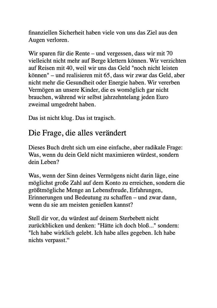 Weitere Ansicht: NIMM NICHTS MIT IN'S GRAB! | Nina Weistroffer