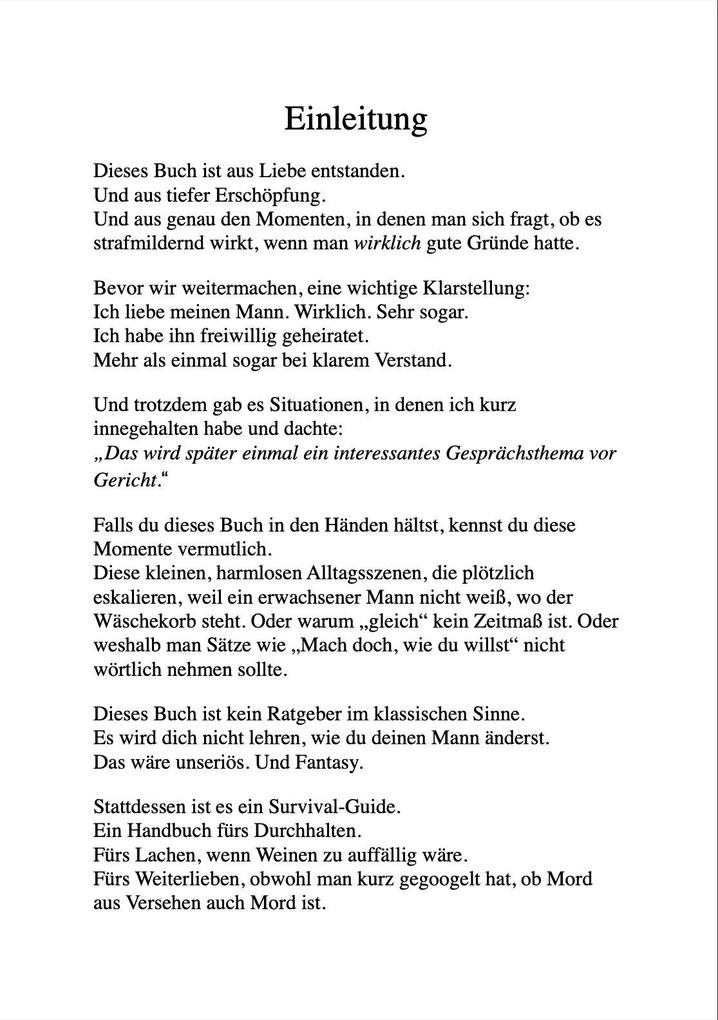 Weitere Ansicht: WIE MAN SEINEN EHEMANN NICHT UMBRINGT | Nina Berger-Schmidt