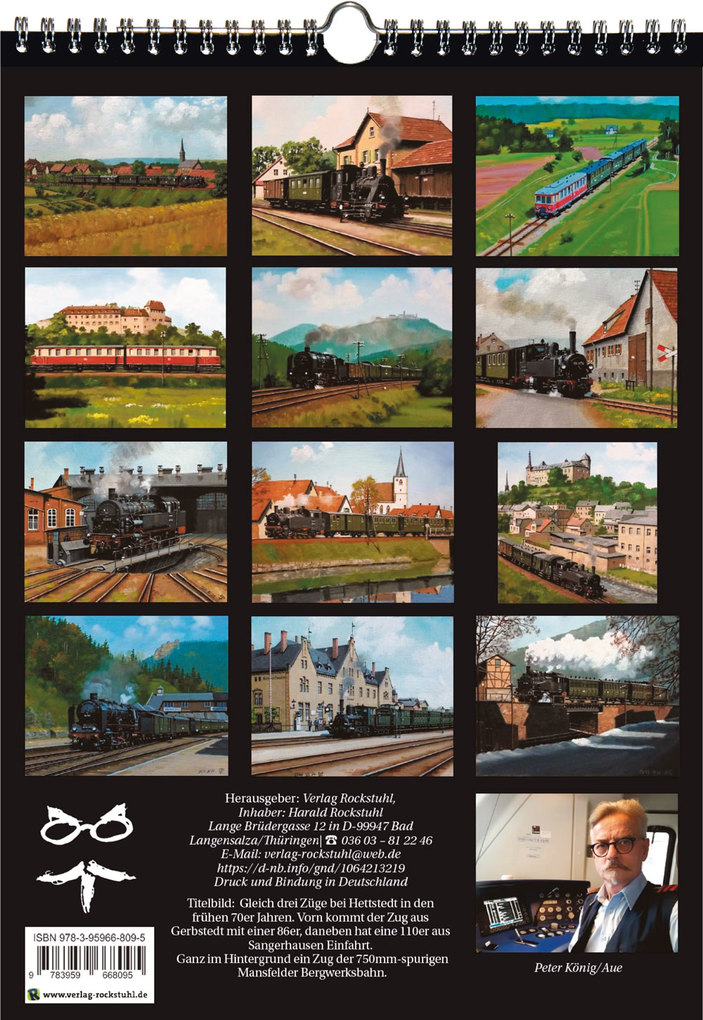 Weitere Ansicht: EISENBAHN KALENDER 2027: Peter König Eisenbahnbilder Deutschland | Peter König