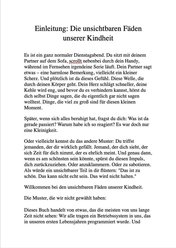Weitere Ansicht: WIE FRÜHKINDLICHE ERLEBNISSE UNSERE BEZIEHUNGEN FORMEN | Clara Hagemann