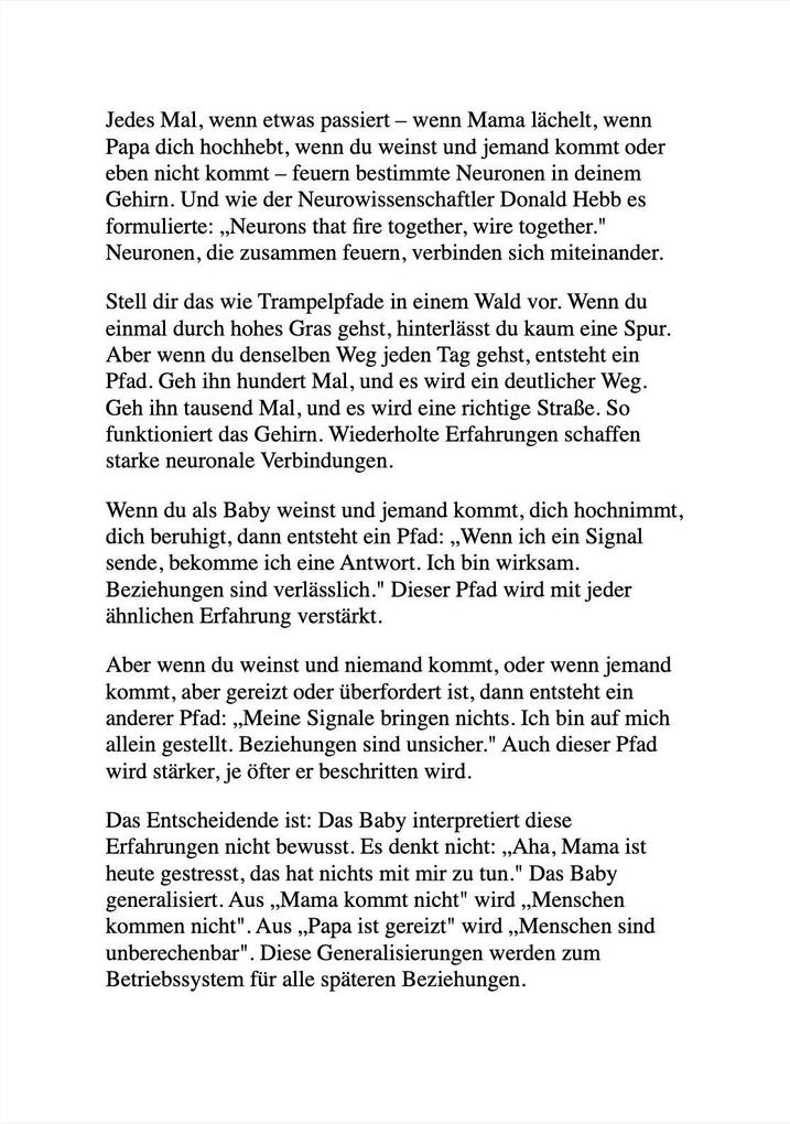 Weitere Ansicht: WIE FRÜHKINDLICHE ERLEBNISSE UNSERE BEZIEHUNGEN FORMEN | Clara Hagemann
