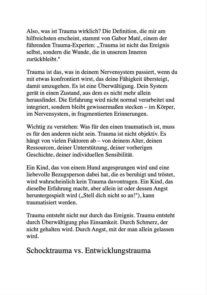 Weitere Ansicht: WIE FRÜHKINDLICHE ERLEBNISSE UNSERE BEZIEHUNGEN FORMEN | Clara Hagemann