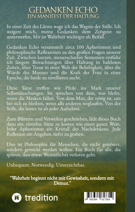 Weitere Ansicht: Gedanken Echo | Julian Ziehn