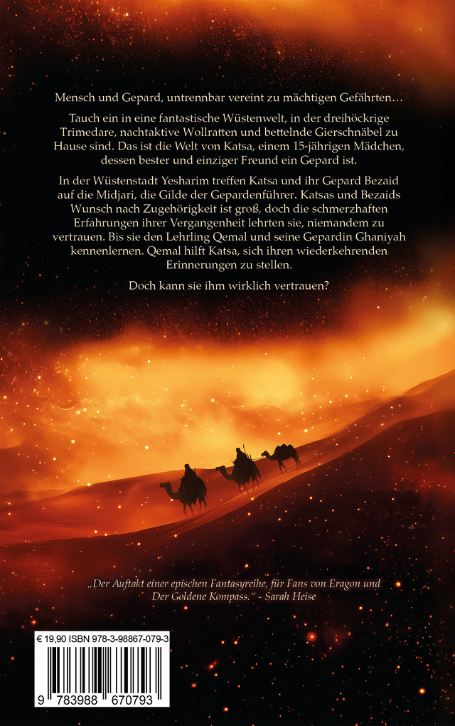 Weitere Ansicht: Das Wüstenmädchen - Die Gilde der Gepardenführer | Laura Trappmann