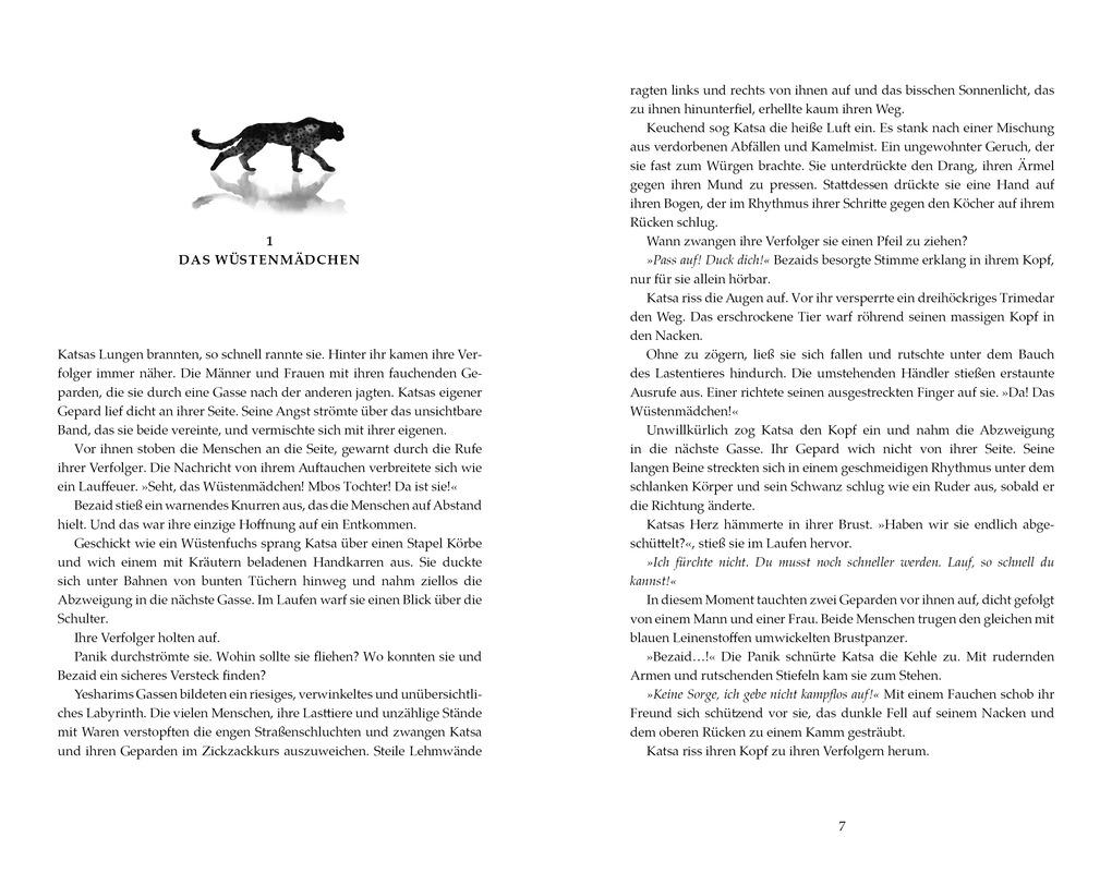 Weitere Ansicht: Das Wüstenmädchen - Die Gilde der Gepardenführer | Laura Trappmann