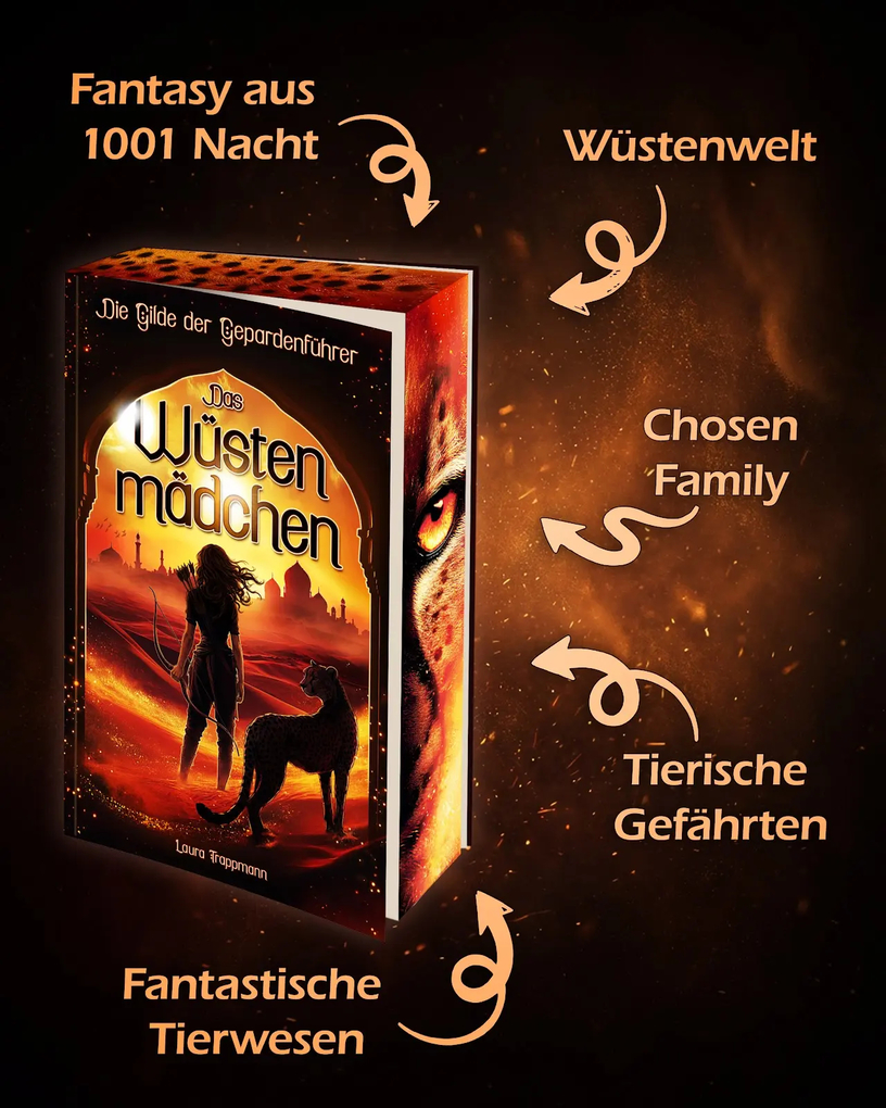 Weitere Ansicht: Das Wüstenmädchen - Die Gilde der Gepardenführer | Laura Trappmann