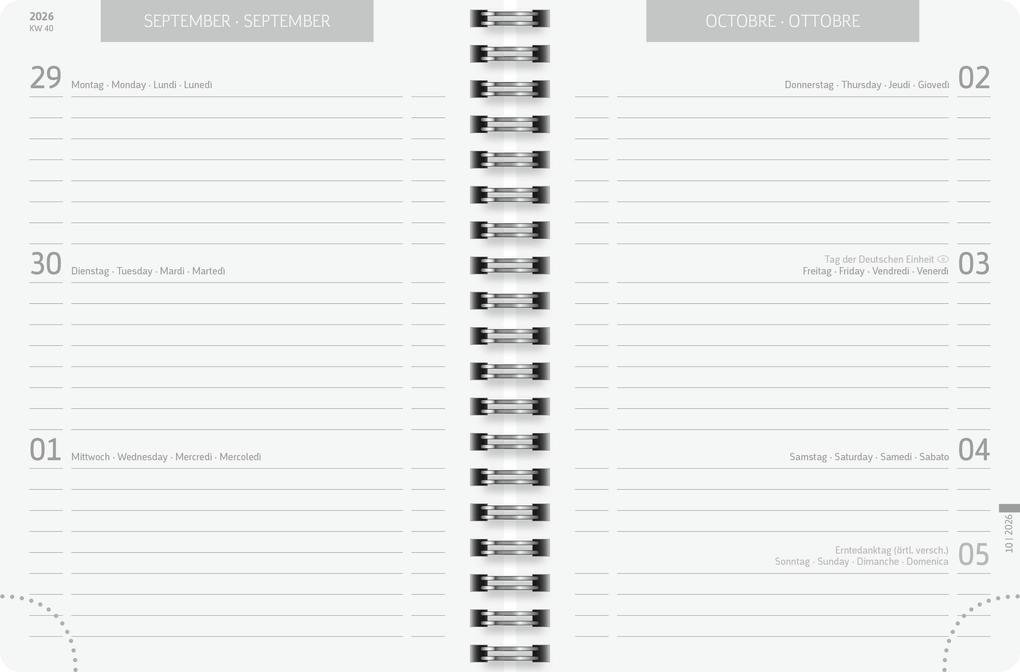Weitere Ansicht: Schülerkalender 2026/2027 "Botanical" | A6, Karton
