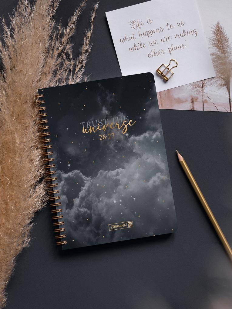 Weitere Ansicht: Schülerkalender Style 2026/2027 "Clouds" | A5, Kunststoff