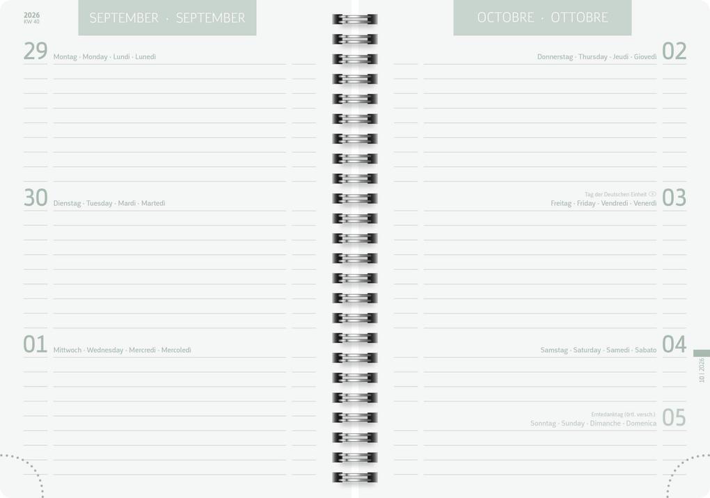 Weitere Ansicht: Schülerkalender 2026/2027 "Bunny" | A5, Kunststoff