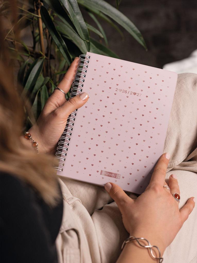 Weitere Ansicht: Schülerkalender Style 2026/2027 "Pretty Pink" | A5, Kunststoff