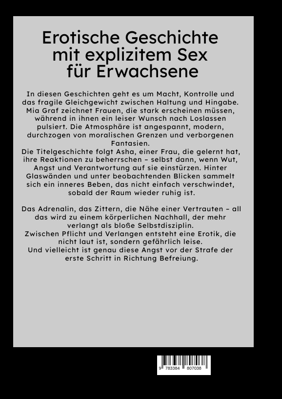 Weitere Ansicht: Angst vor der Strafe | Mia Graf