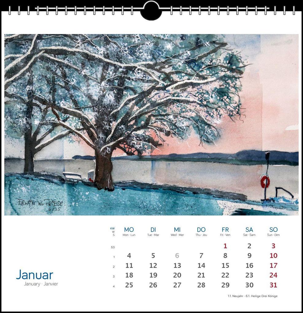 Weitere Ansicht: Bodensee Aquarell 2027