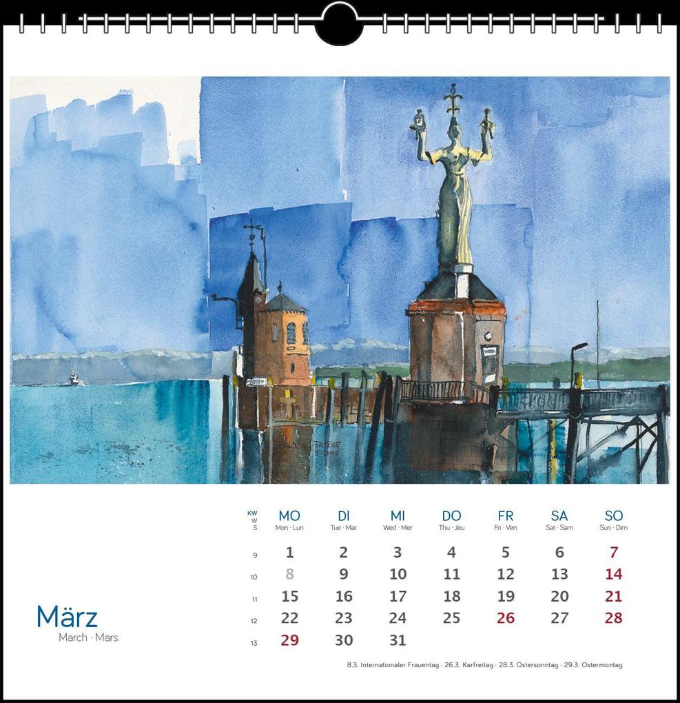 Weitere Ansicht: Bodensee Aquarell 2027