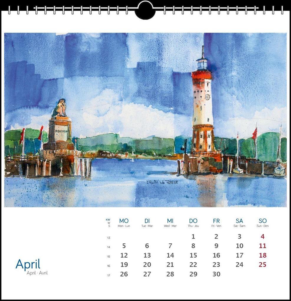 Weitere Ansicht: Bodensee Aquarell 2027