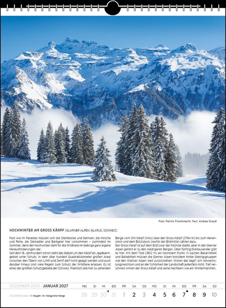 Weitere Ansicht: Blodigs Alpenkalender 2027