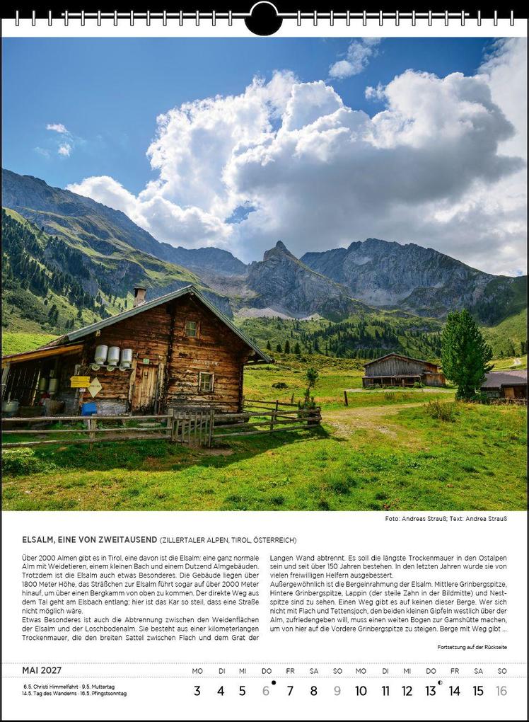 Weitere Ansicht: Blodigs Alpenkalender 2027