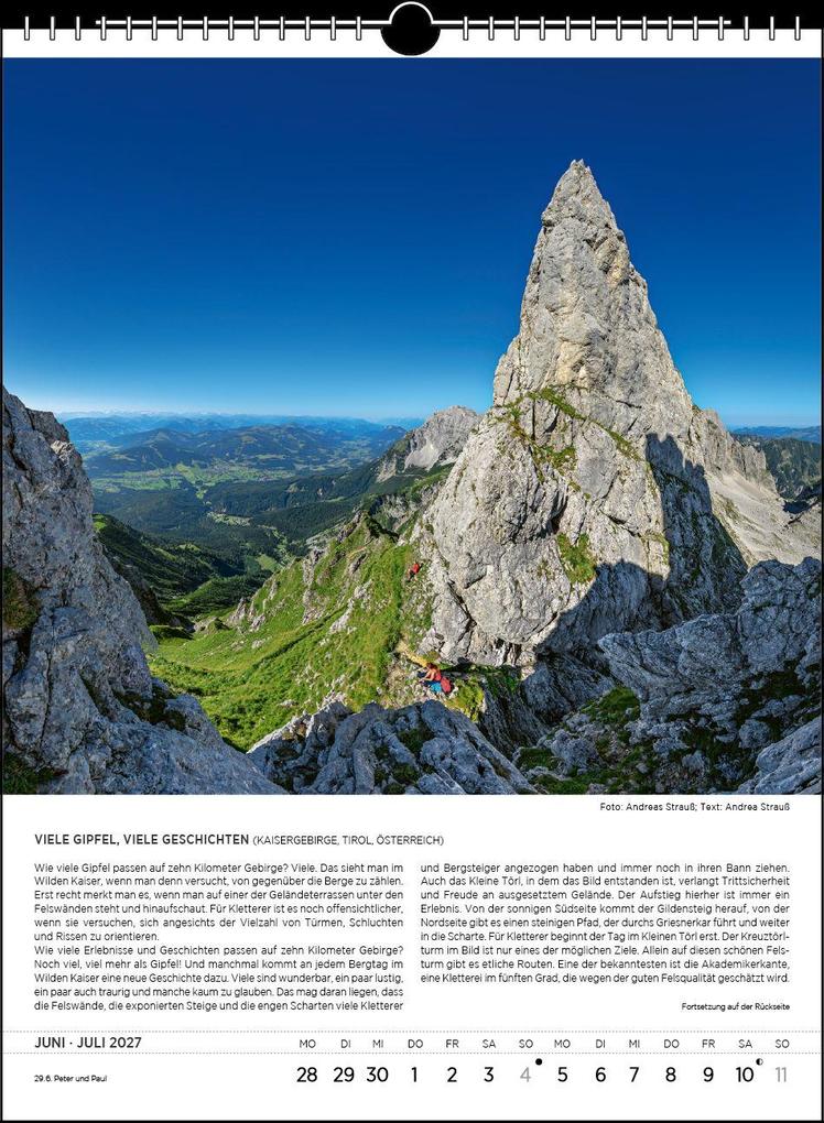 Weitere Ansicht: Blodigs Alpenkalender 2027