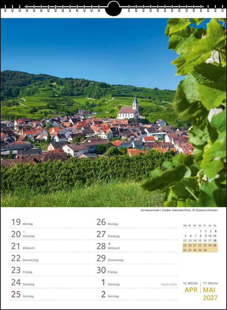 Weitere Ansicht: Zwei-Wochenplaner Schwarzwald 2027