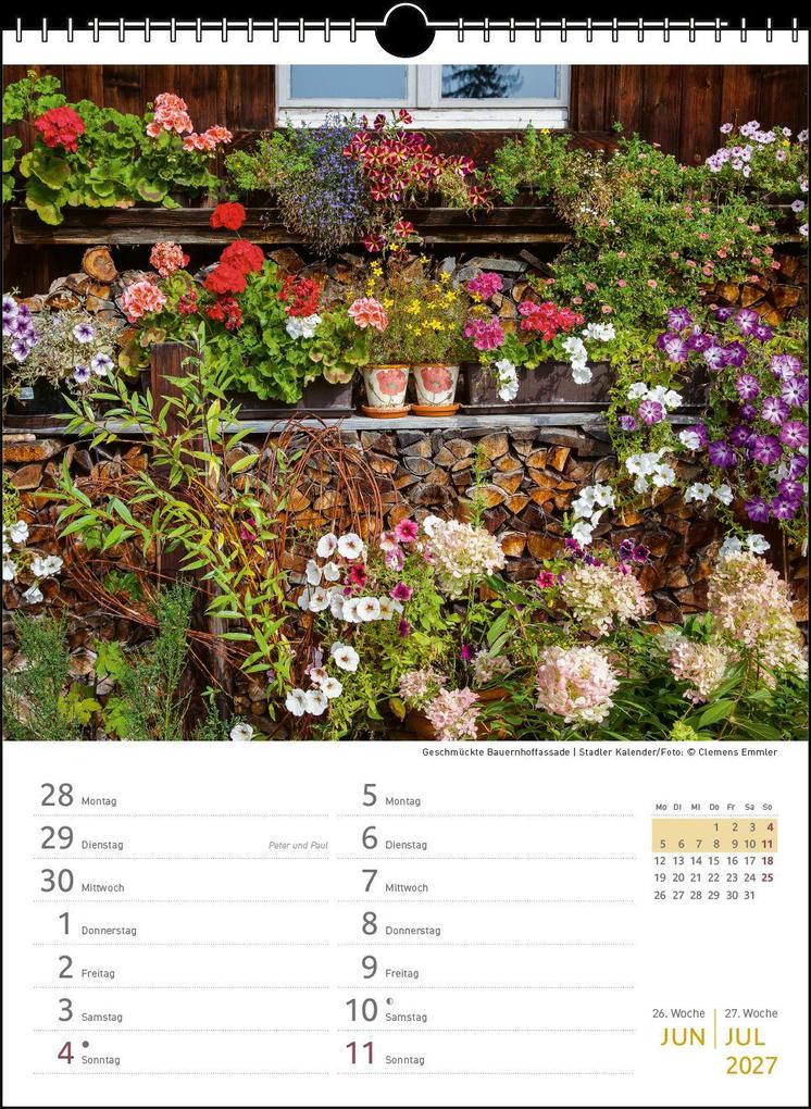 Weitere Ansicht: Zwei-Wochenplaner Schwarzwald 2027